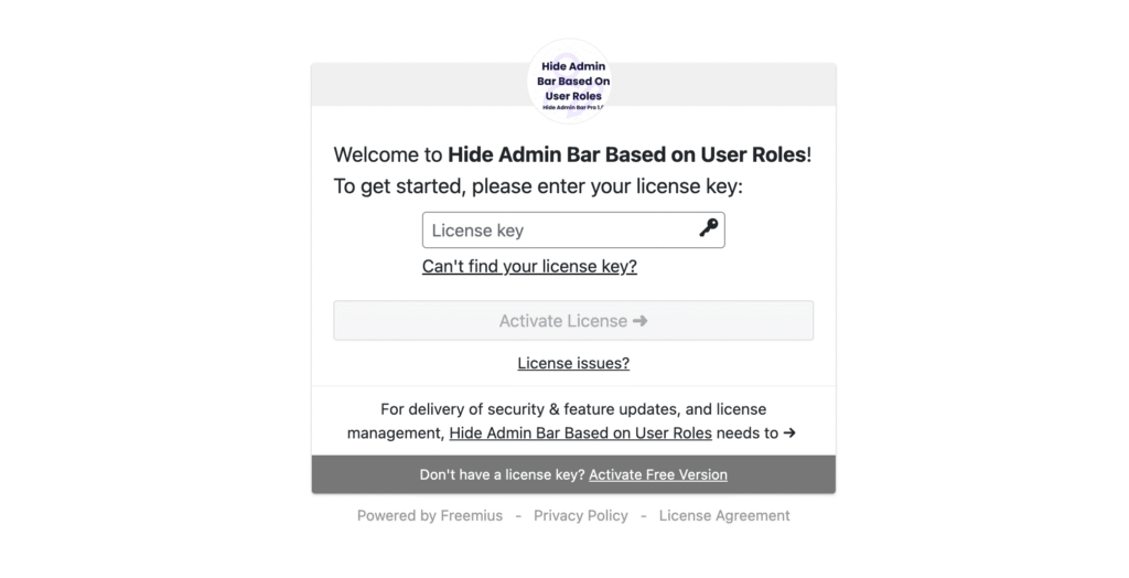 hide-admin-bar-based-on-user-roles-add-license-key